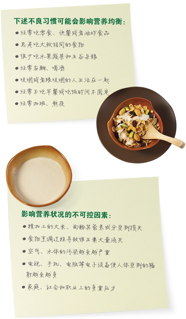 现代生活方式影响营养吸收 phone